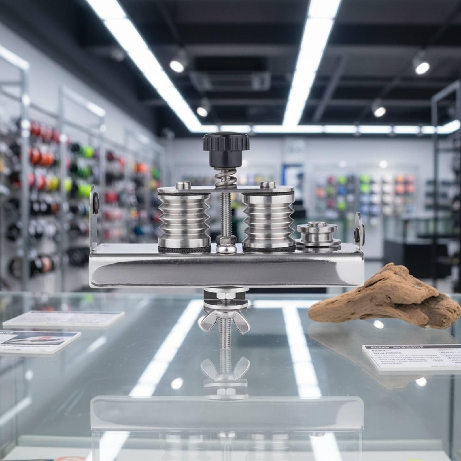 Fishing Line Spooler - Makara Kontrol Düğmeli Paslanmaz Çelik Olta