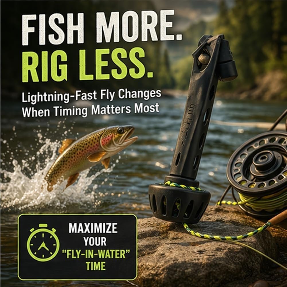 Fishing Line Winder - Taşınabilir Manyetik Sinek İplik Geçirici Kolay