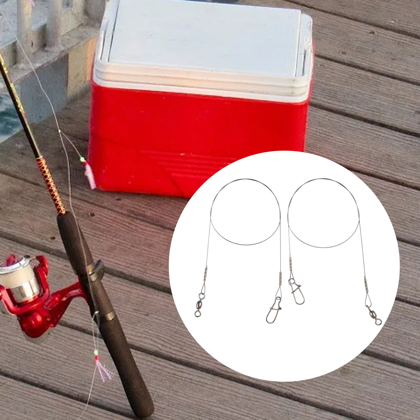 Fishing Line Winder - 2 adet Balıkçılık Titanyum Tel Lideri